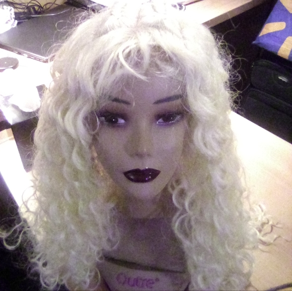 Blonde double dutch braid top knot - Picture 10 of 11